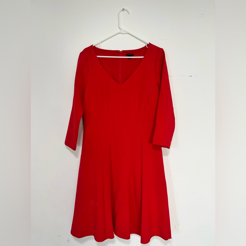 Red Ann Taylor dress